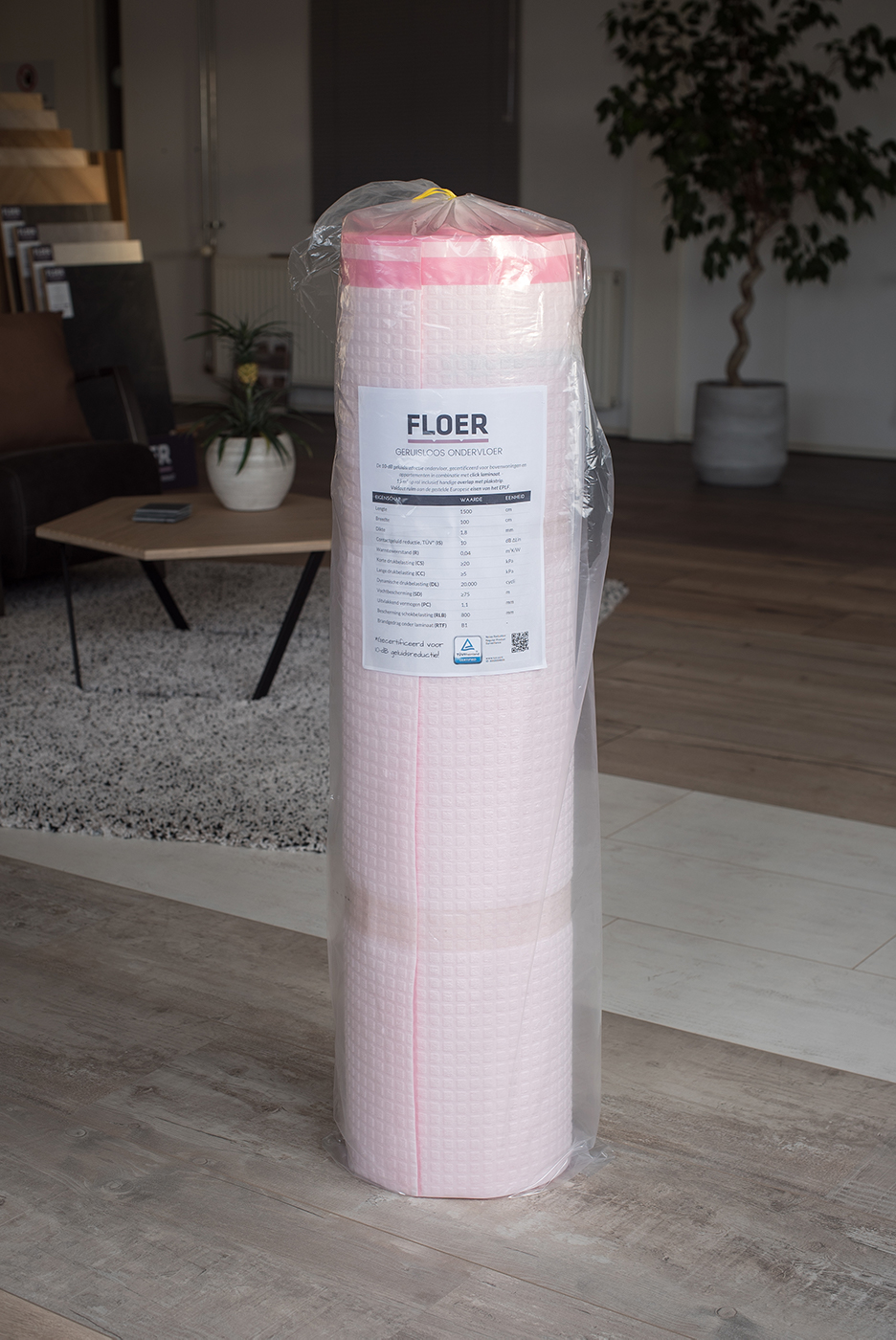 Floer Geruisloos Ondervloer 10 DB Geluidsreductie T V 