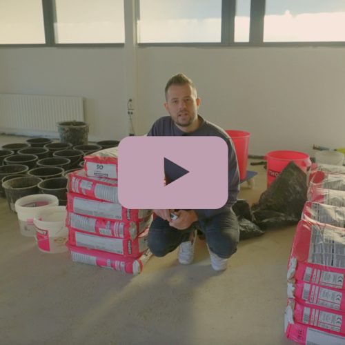 Het egaliseren van een vloer