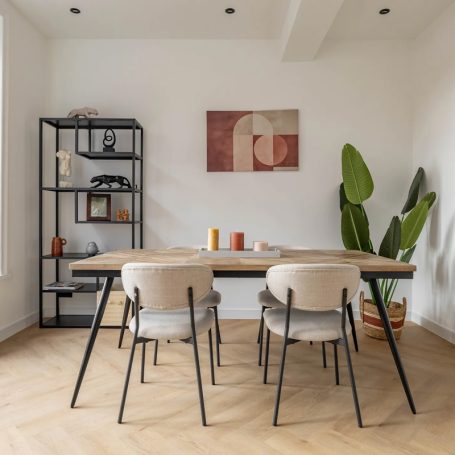 Floer-Walvisgraat-PVC-vloer-Bryde-Bruin-eetkamer-interieur-3