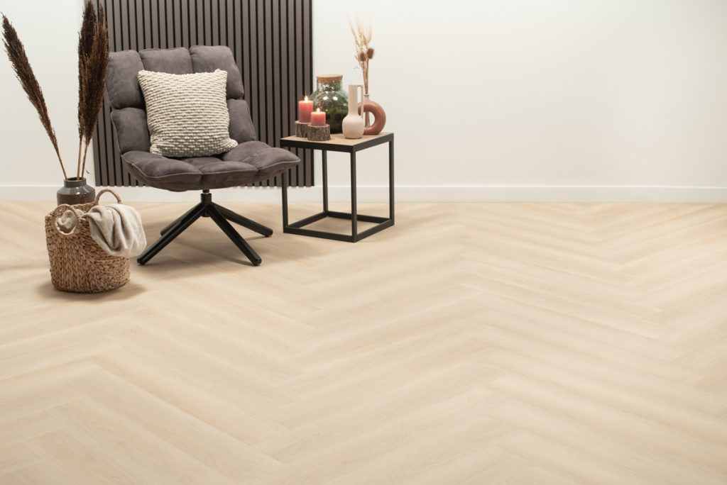 Walvisgraat Click PVC vloeren - Floer - XL visgraat PVC Klik