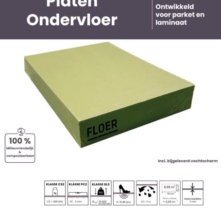 Floer-Label-Groene-Ondervloer-Platen