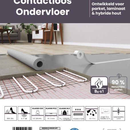 Floer-Label-Ondervloer-Contactloos-Laminaat-Parket-Ondervloer-Inlegger