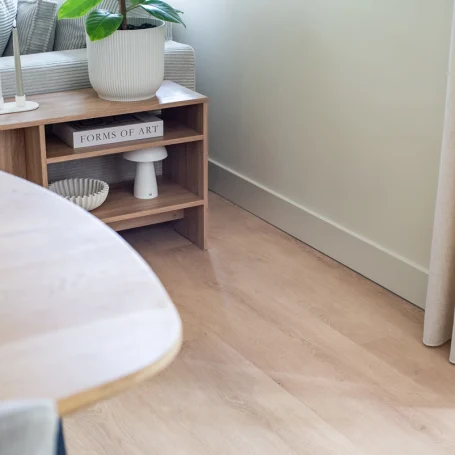 Floer Landhuis PVC vloer Witte Eik interieur woonkamer