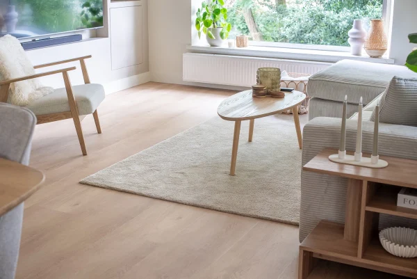 Floer Landhuis PVC vloer Witte Eik interieur woonkamer
