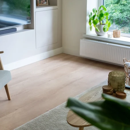 Floer Landhuis PVC vloer Witte Eik interieur woonkamer