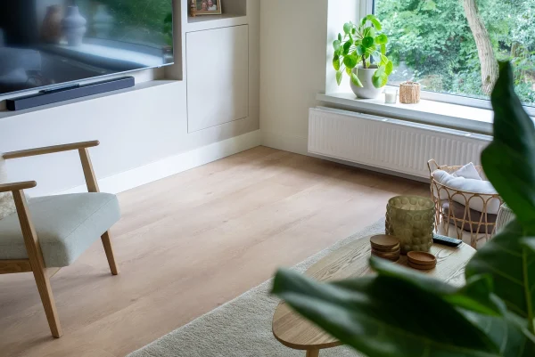 Floer Landhuis PVC vloer Witte Eik interieur woonkamer