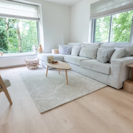 Floer Landhuis PVC vloer Witte Eik interieur woonkamer