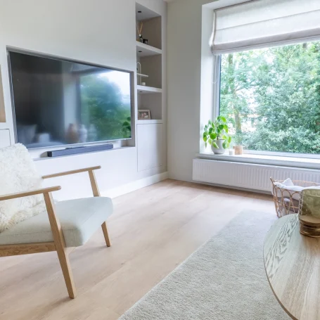 Floer Landhuis PVC vloer Witte Eik interieur woonkamer