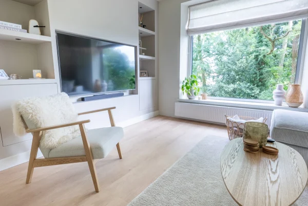 Floer Landhuis PVC vloer Witte Eik interieur woonkamer