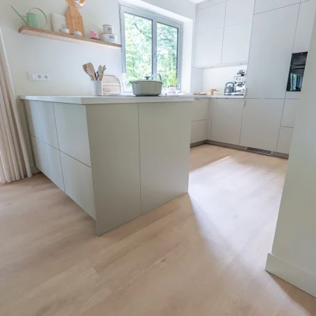 Floer Landhuis PVC vloer Witte Eik interieur woonkamer