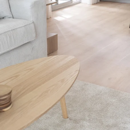 Floer Landhuis PVC vloer Witte Eik interieur woonkamer