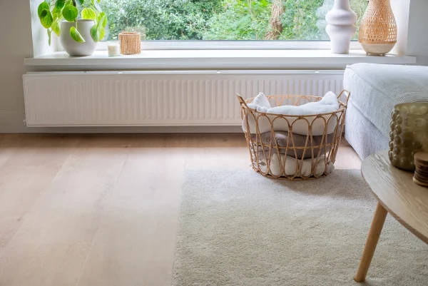 Floer Landhuis PVC vloer Witte Eik interieur woonkamer