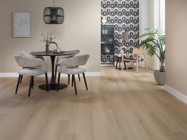 Floer-Landhuis-Plak-PVC-vloer-Lichtbruine-Eik-woonkamer