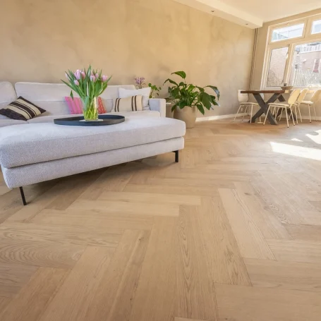 Floer Hybride Hout Visgraat vloer Puur Eiken interieur