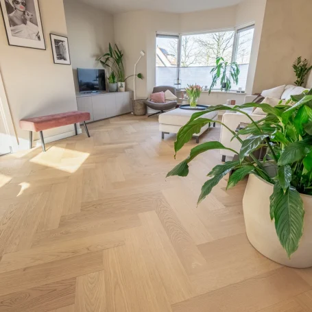 Floer Hybride Hout Visgraat vloer Puur Eiken interieur