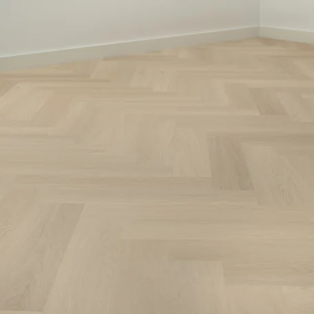 Floer Visgraat PVC vloer Beige Eiken product perspectief