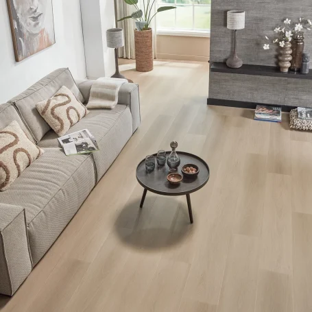 Floer Dorpen PVC vloer Zeewolde Zand Eiken woonkamer