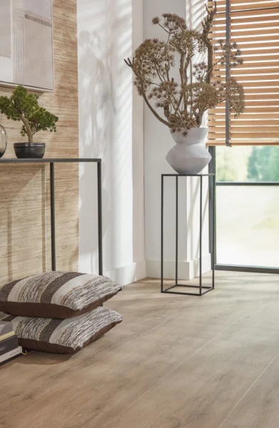 Floer Landhuis PVC vloer Grijze Eik woonkamer