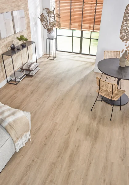 Floer Landhuis PVC vloer Grijze Eik woonkamer