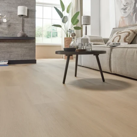 Floer Natuur Click PVC vloer Zadar Zand woonkamer
