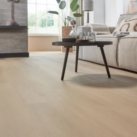 Floer Natuur Click PVC vloer Zadar Zand woonkamer