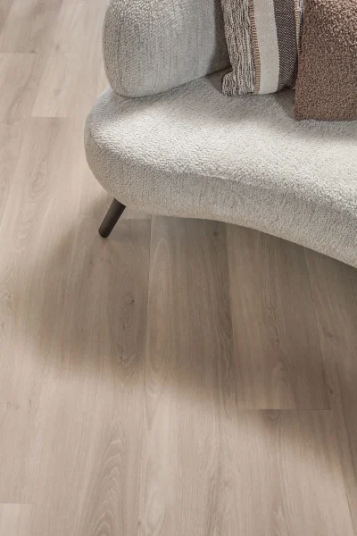Floer Dorpen PVC vloer Callantsoog Cremewit Eiken woonkamer