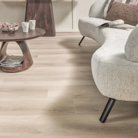 Floer Dorpen PVC vloer Callantsoog Cremewit Eiken woonkamer