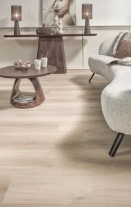 Floer Dorpen PVC vloer Callantsoog Cremewit Eiken woonkamer