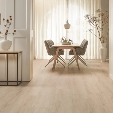 Floer Landhuis Click PVC vloer Creme Eik woonkamer