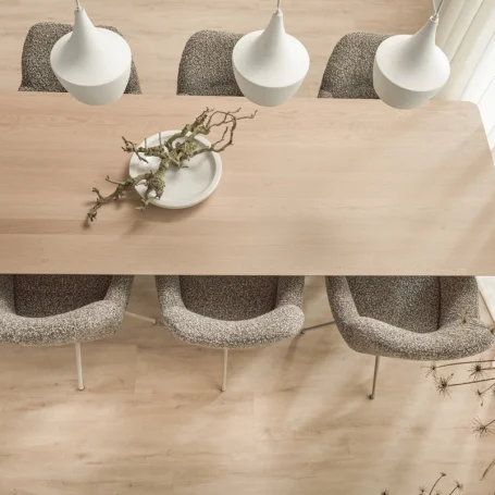 Floer Landhuis Click PVC vloer Creme Eik woonkamer