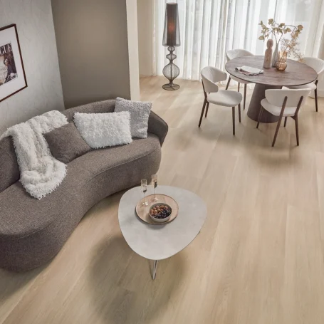 Floer Landhuis PVC vloer Natuur Eik woonkamer