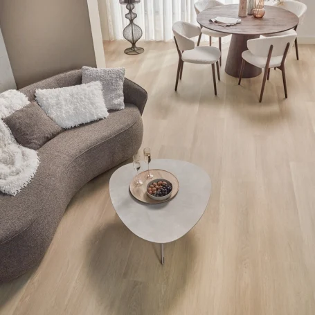 Floer Landhuis PVC vloer Natuur Eik woonkamer