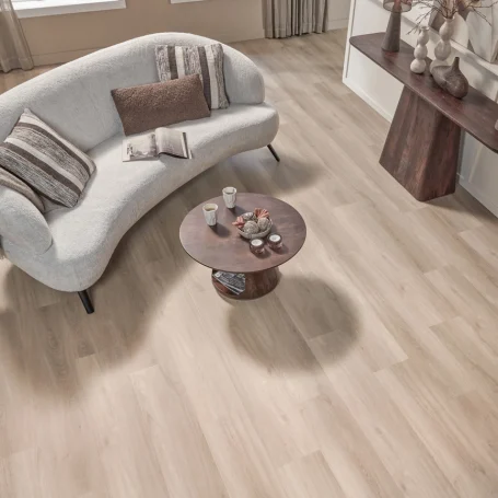 Floer Natuur Click PVC Ordesa Onbehandeld woonkamer
