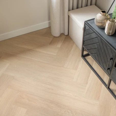 Floer Walvisgraat PVC vloer Noordkaper Natuur interieur woonkamer