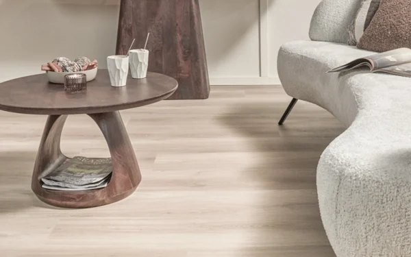 Floer PVC vloer Callantsoog Cremewit licht eiken woonkamer beige naturel donker eiken accenten