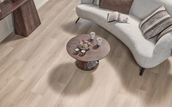 Floer PVC vloer Callantsoog Cremewit licht eiken woonkamer beige naturel donker eiken accenten