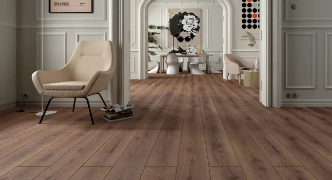Floer Hybride Laminaat Steden vloer Dresden Diepbruin Eiken sfeer