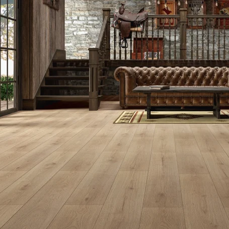 Floer Hybride Laminaat Steden vloer Gent Grijsbeige Eiken sfeer