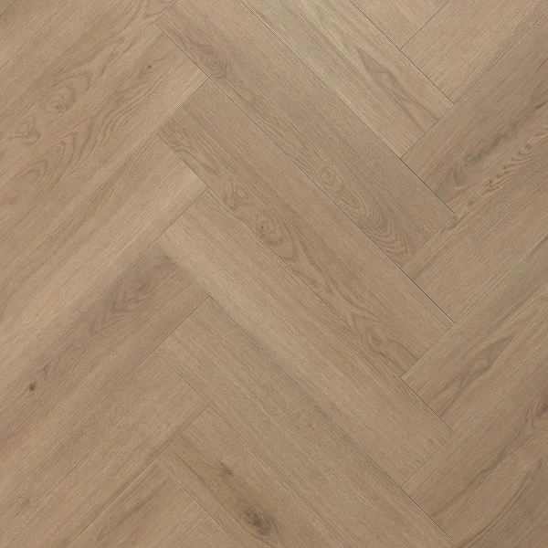 Floer Hybride Laminaat Visgraat – Grijsbeige Eiken van Vloerspecialist Govers