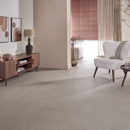 Floer Tegel PVC vloer Betonlook Greige interieur