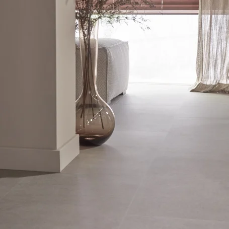 Floer Tegel PVC vloer Betonlook Greige interieur