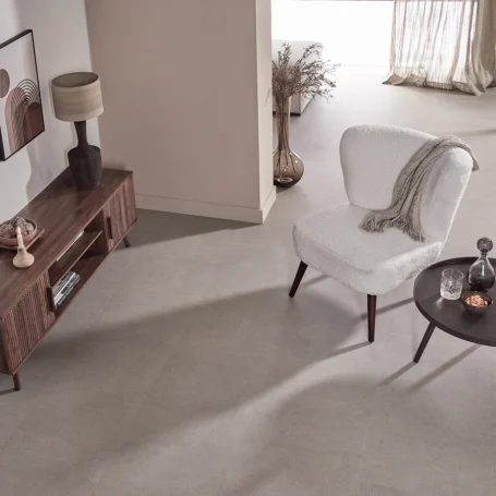 Floer Tegel PVC vloer Betonlook Greige interieur