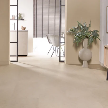 Floer Tegel Click PVC vloer Betonlook Beige interieur