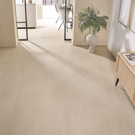 Floer Tegel Click PVC vloer Betonlook Beige interieur