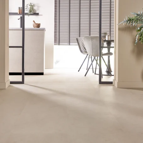 Floer Tegel Click PVC vloer Betonlook Beige interieur