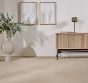 Floer Tegel Click PVC vloer Betonlook Beige interieur