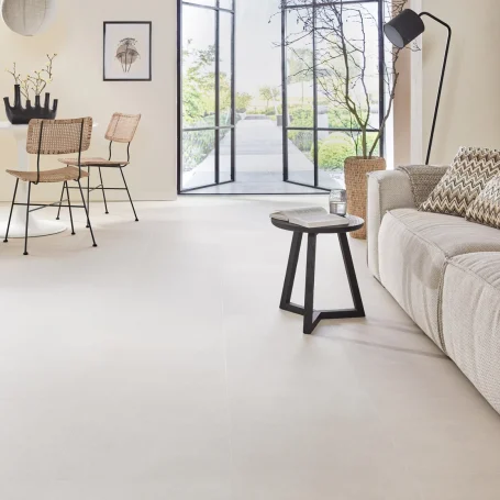 Floer Tegel Click PVC vloer Betonlook Zand interieur