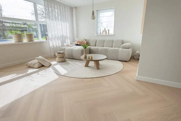 Floer Walvisgraat Click PVC Zwaardvis Zand Interieur