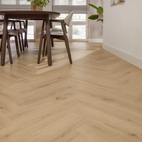 Floer Hybride Laminaat Visgraat vloer Natuurlijk Eiken interieur