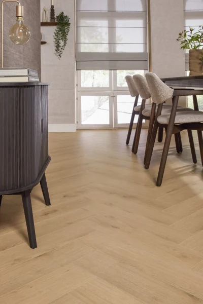 Floer Hybride Laminaat Visgraat vloer Natuurlijk Eiken interieur